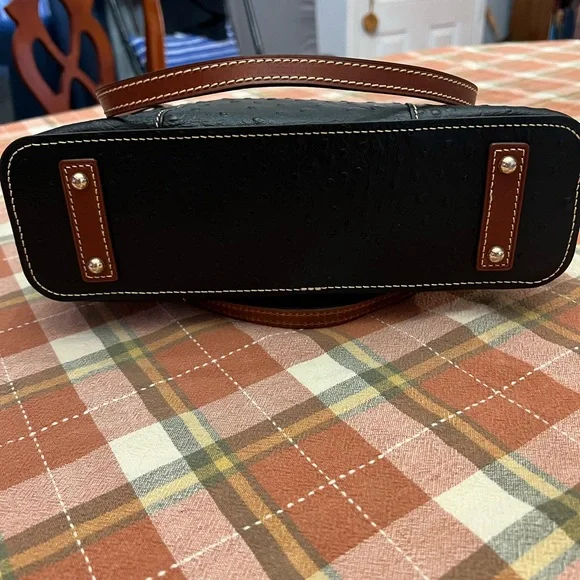 Dooney & Bourke Lexington Black Ostrich small tote - Picture 4 of 12